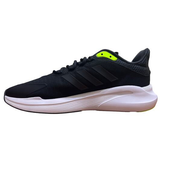 adidas Alphaedge+Running Shoes Mens Size 12 IF7294 Core Black/Carbon/Lucid Lemon main image 8